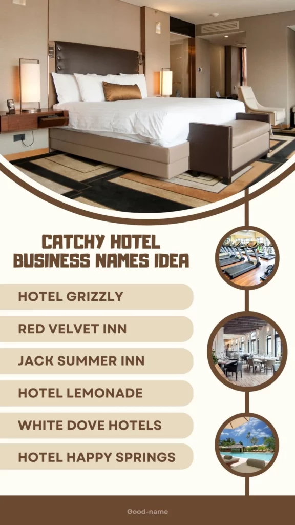 Catchy Hotel Business Names Idea