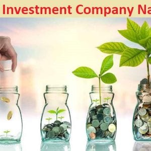 50+ Catchy Investment Company Names Ideas