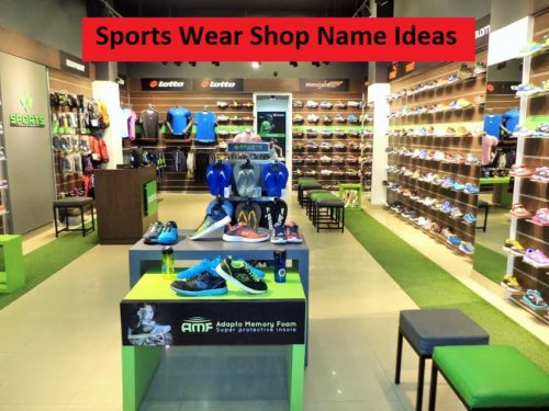 Sportswear Store Name Ideas