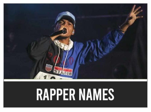 Rapper Names Ideas