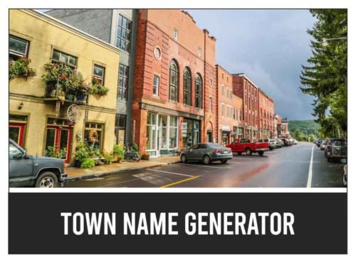 Town-Name-Generator