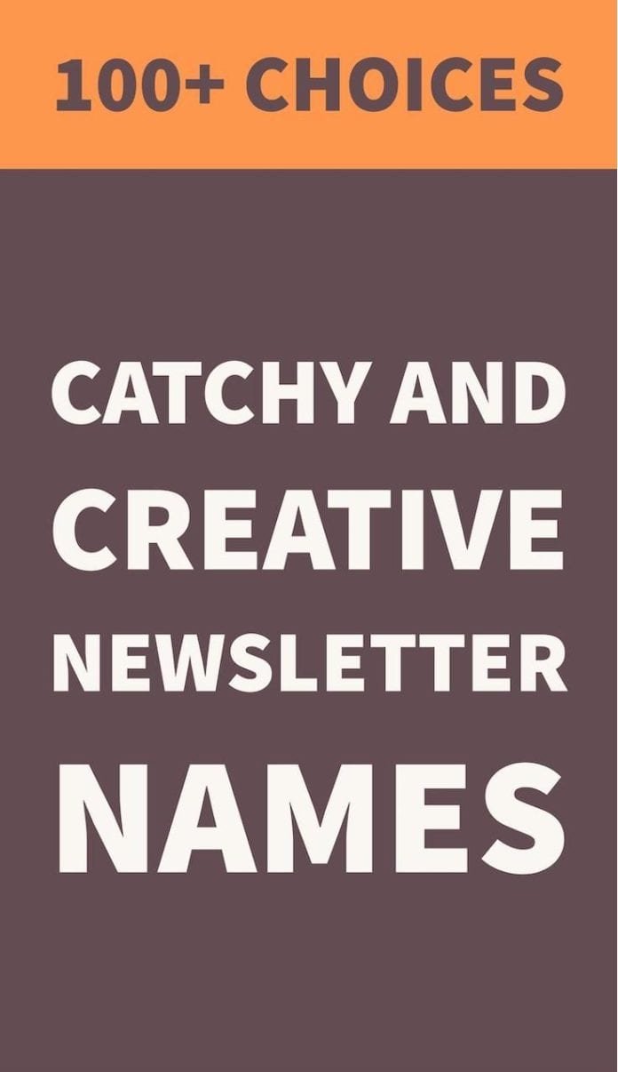 299 Catchy Creative Newspaper Names Ideas Good Name
