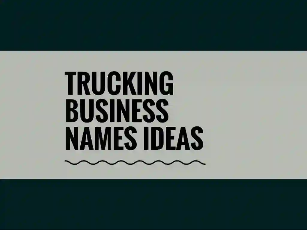 Transportation Company names ideas, suggestions, and tips