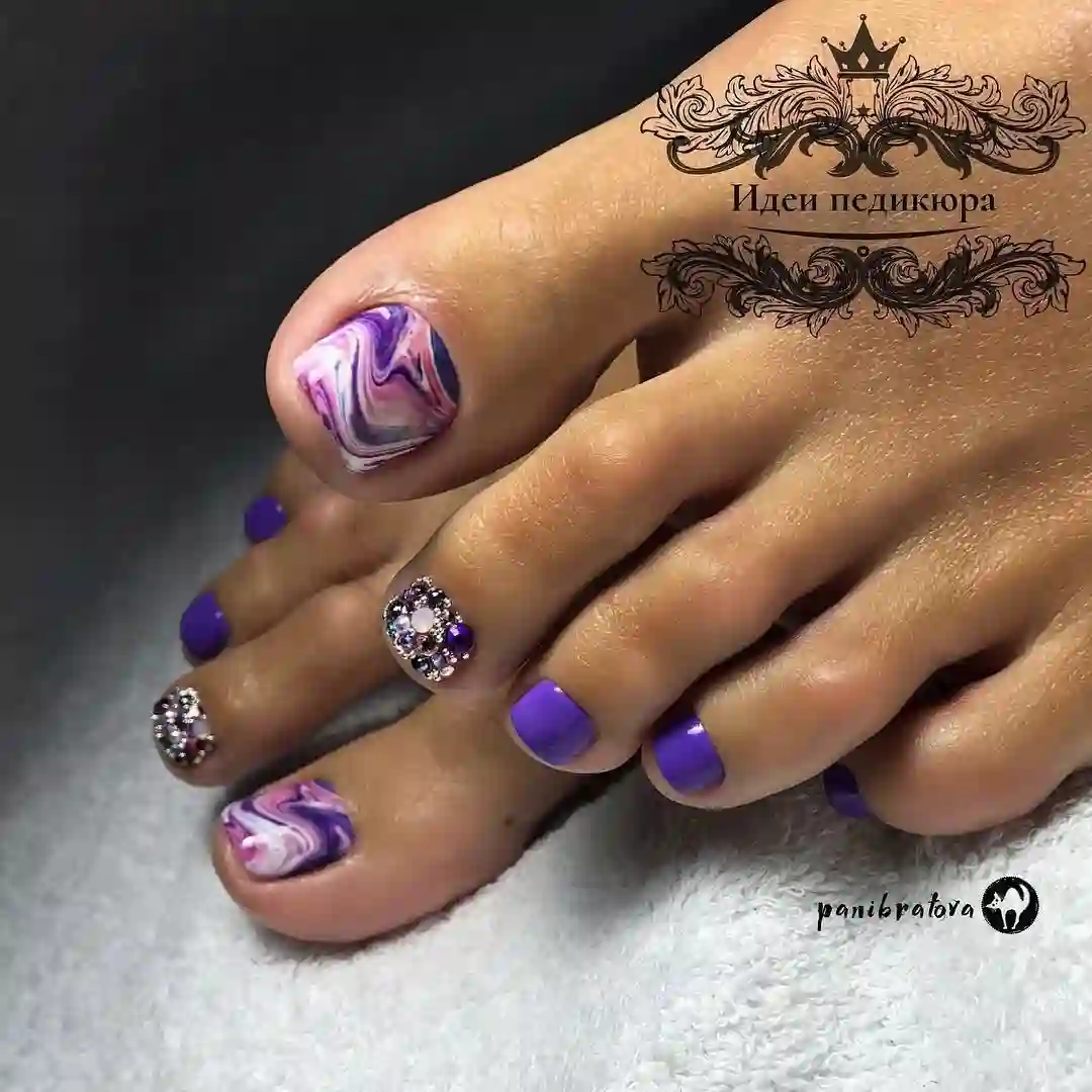 Blue Toe Nail Designs You've Never Seen Before! - Ice Cream and Clara