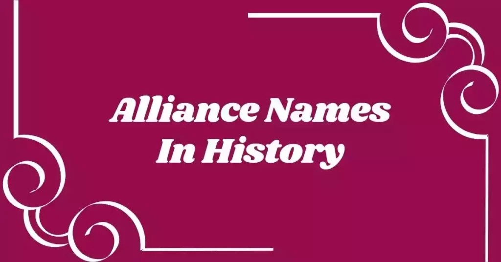 Best Alliance Names