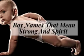 Girl Names That Mean Strong