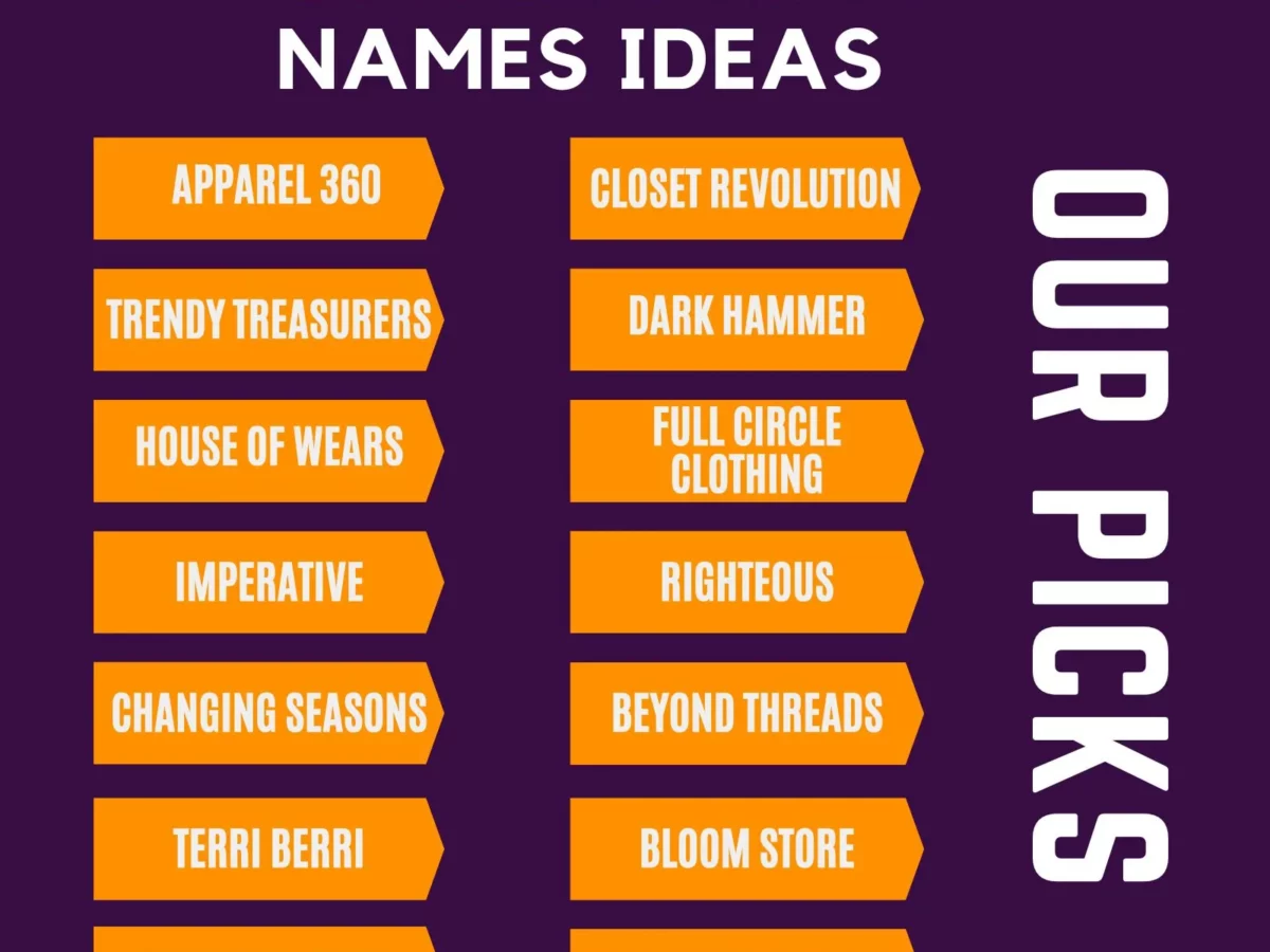 499 + Awesome Clothing Shop Names Ideas - Good Name