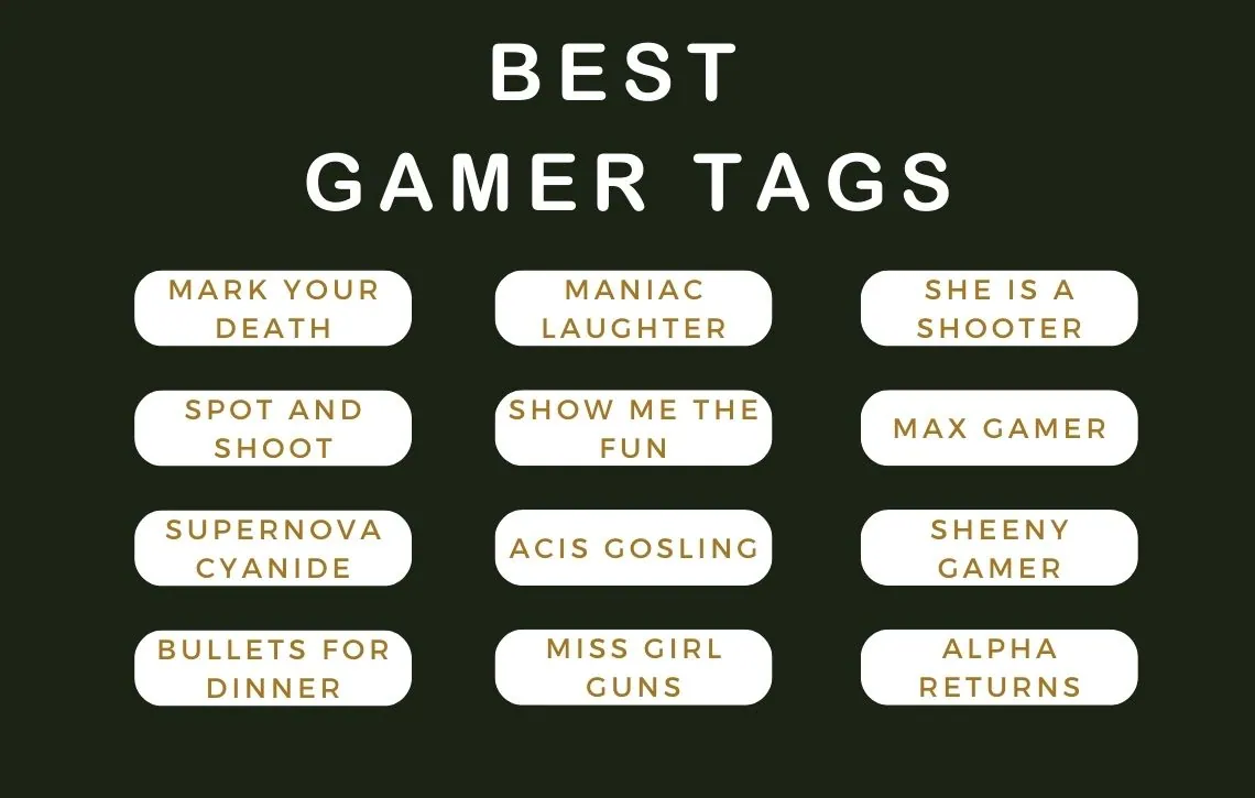 gamer tags for girls