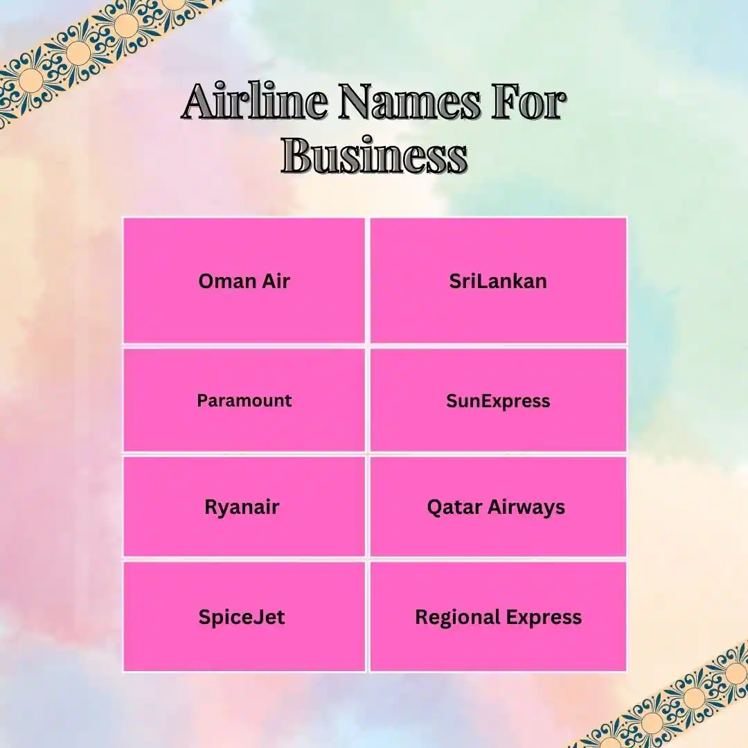 Name An Airline
