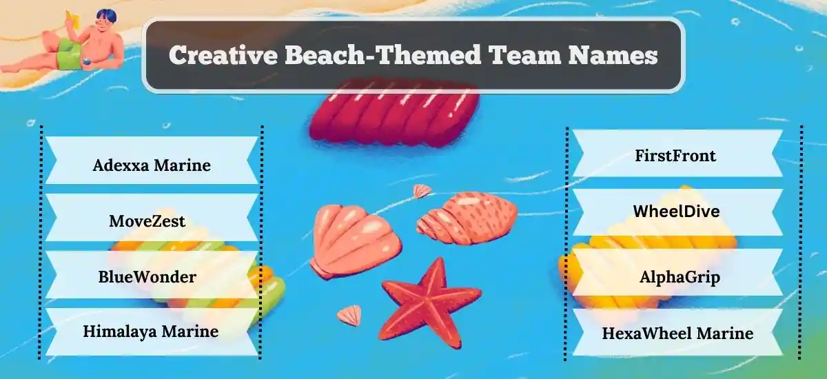Beach-Themed Team Names