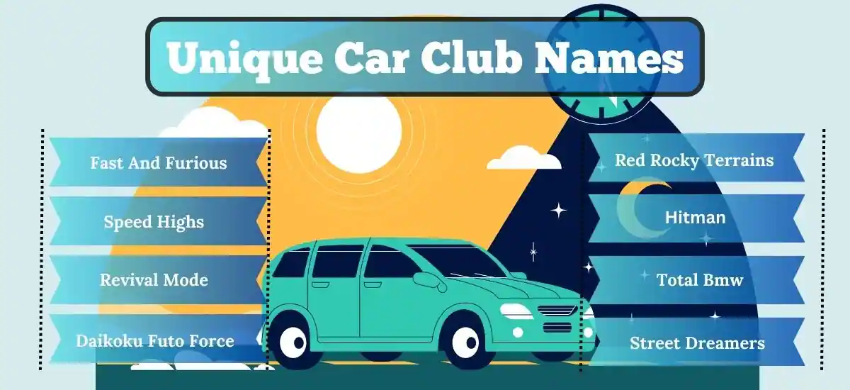  Car Club Names