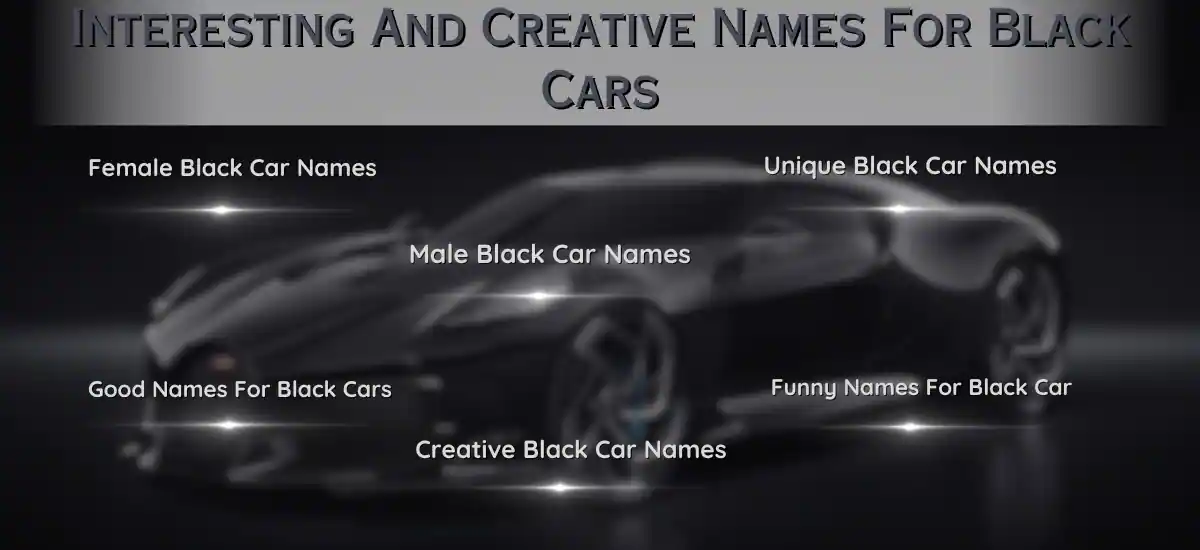 Interesting And Creative Names For Black Cars