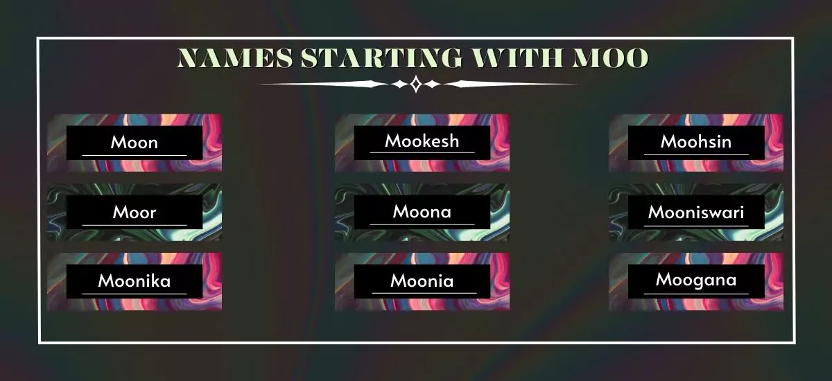 names starting with moo