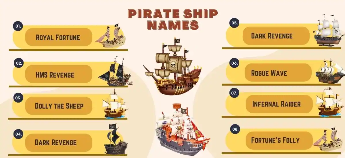 pirate ship names