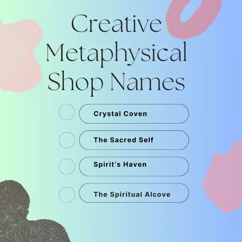 Metaphysical Shop Names