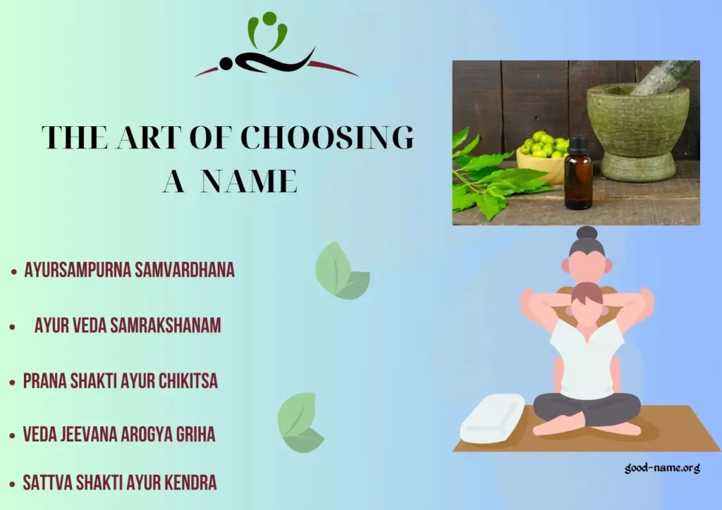 Sanskrit names for ayurvedic clinic