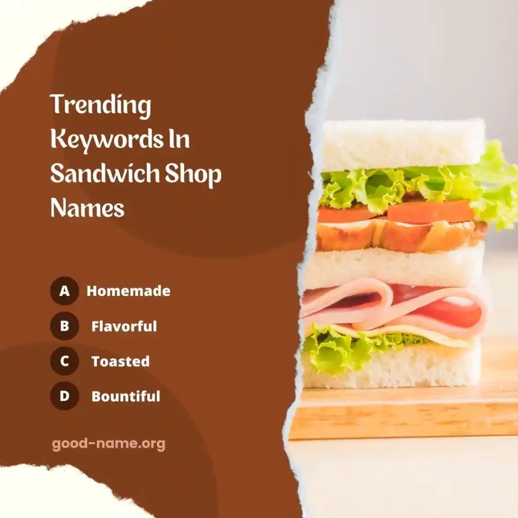 Sandwich Shop Name
