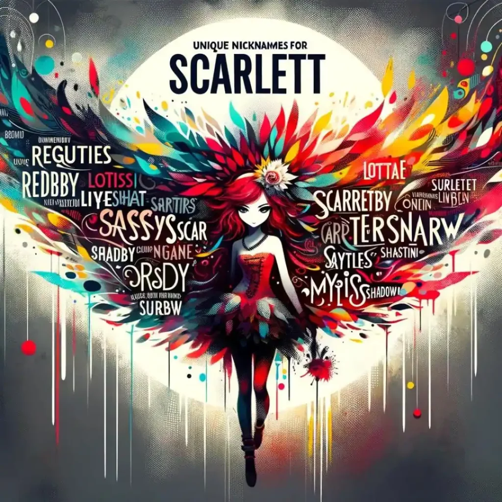 Nicknames For Scarlett