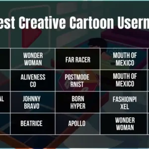 creative cartoon usernames